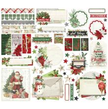 Simple Stories Bits &amp; Pieces Die-Cuts 62/Pkg - Simple Vintage Believe Ephemera