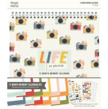 Simple Stories 12 Months Memory Calendar - Life In Photos