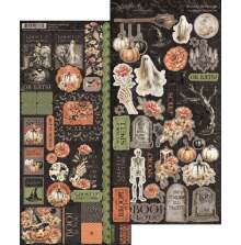 Graphic 45 Sticker Set - Ghostly Greetings