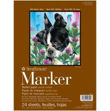 Strathmore Marker Paper Pad 9X12 50lb Smooth - 24 Sheets