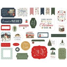 Carta Bella Cardstock Die-Cuts 33/Pkg - Christmas In The City Icons