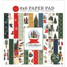 Carta Bella Double-Sided Paper Pad 6X6 - Christmas In The City