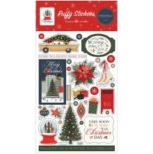 Carta Bella Puffy Stickers - Christmas In The City