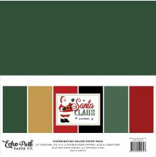 Echo Park Solids Collection Kit 12X12 - Santa Claus