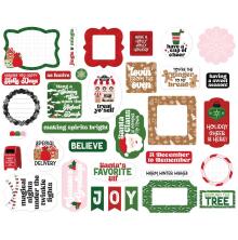 Echo Park Cardstock Die-Cuts 34/Pkg - Santas Christmas Delivery Icons