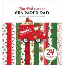 Echo Park Double-Sided Paper Pad 6X6 - Santas Christmas Delivery