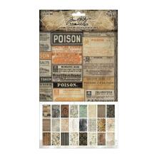 Tim Holtz Idea-ology Backdrops Cardstock 6X10 - Halloween TH94433