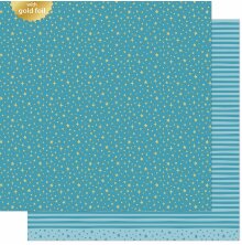 Lawn Fawn All The Sparkles Paper 12X12 - Aquamarine LF3837
