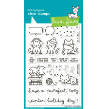Lawn Fawn Clear Stamps 4X6 - Cozy Cats LF3896