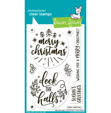 Lawn Fawn Clear Stamps 4X6 - Big Messages Christmas LF3902