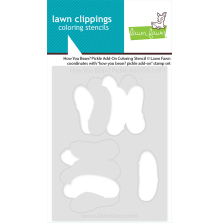 Lawn Fawn Coloring Stencils - How You Bean? Pickle Add-On LF3909