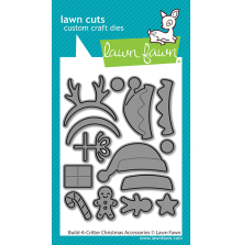 Lawn Fawn Dies - Build-A-Critter Christmas Accessories LF3913