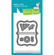 Lawn Fawn Dies - Center Picture Window Card Holiday Add-On LF3918