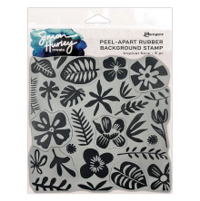 Simon Hurley create. Background Stamp 6X6 - Tropical Flora