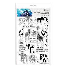 Simon Hurley create. Clear Stamps 6X9 - Wild About You