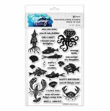 Simon Hurley create. Clear Stamps 6X9 - Under The Sea