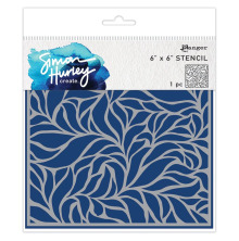 Simon Hurley create. Stencils 6X6 - Lush Leaves