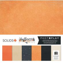 PhotoPlay Solids Paper Pack 12X12 - Halloween Junque