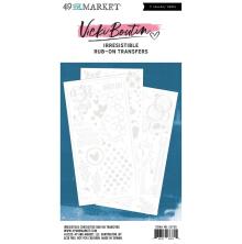 49 And Market Rub-On Transfer Set By Vicki Boutin - Irresistible Curiosities