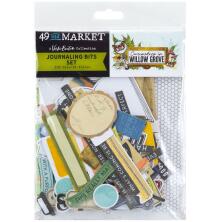 49 And Market Ephemera Set - Curiosities In Willow Grove Journaling Bits