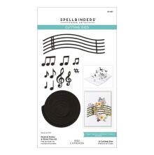 Spellbinders Dies - Notes &amp; Stave Pop-Up
