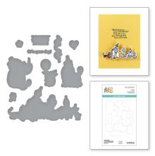 Spellbinders Dies - Classic Pooh Birthday Woo Hoo!