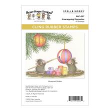 House Mouse Cling Rubber Stamp - Unwrapping Memories
