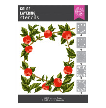 Hero Arts Die &amp; Stencil Bundle - I Pick You Frame Apple