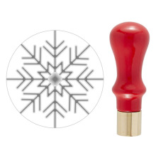 Spellbinders Wax Seal Stamp - Mini 3D Snowflake