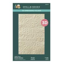 Spellbinders 3D Embossing Folder - Classic Pooh Birthday Numbers