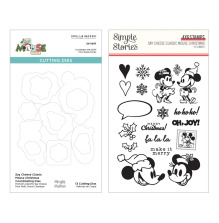 Simple Stories Stamp &amp; Die Bundle - Say Cheese Classic Mouse Christmas