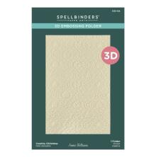 Spellbinders 3D Embossing Folder - Country Christmas