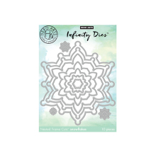 Hero Arts Infinity Nesting Dies - Snowflakes