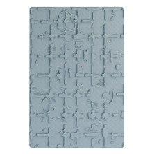 Sizzix Multi Level Embossing Folder by Seth Apter - Grid Graph 667020