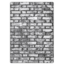 Tim Holtz Sizzix 3-D Texture Fades Embossing Folder A5 - Brickwork 666958