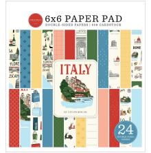 Carta Bella Double-Sided Paper Pad 6X6 - Italy