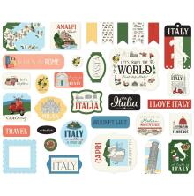 Carta Bella Cardstock Die-Cuts 33/Pkg - Italy Icons