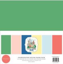 Carta Bella Solids Collection Kit 12X12 - New York City