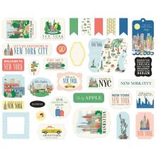 Carta Bella Cardstock Die-Cuts 33/Pkg - New York City Icons
