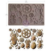 Prima Finnabair Decor Moulds 5X8 - Steampunk Beetles