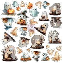 Prima Vellum Ephemera 60/Pkg - Bewitched The Boo Crew