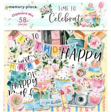 Memory Place Chipboard Mix - Time To Celebrate