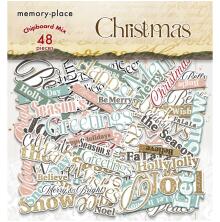 Memory Place Chipboard Mix - Christmas