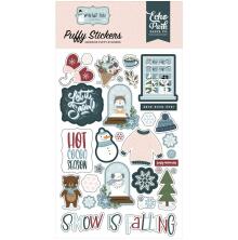Echo Park Puffy Stickers - Winter Fun