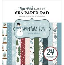 Echo Park Double-Sided Paper Pad 6X6 - Winter Fun