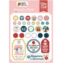 Echo Park Adhesive Decorative Brads - Moms Kitchen