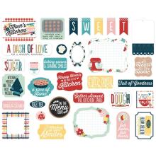 Echo Park Cardstock Die-Cuts 33/Pkg - Moms Kitchen Icons