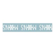 Echo Park Snow Day Washi Tape - Snow With Snowflake Word