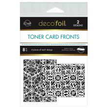 Deco Foil Toner Card Fronts 4.25X5.5 8/Pkg - Artsy Print