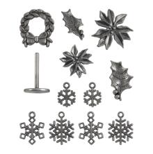 Tim Holtz Idea-Ology Metal Adorments - Christmas TH94445
